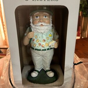 Golf-Themed Santa Figurine